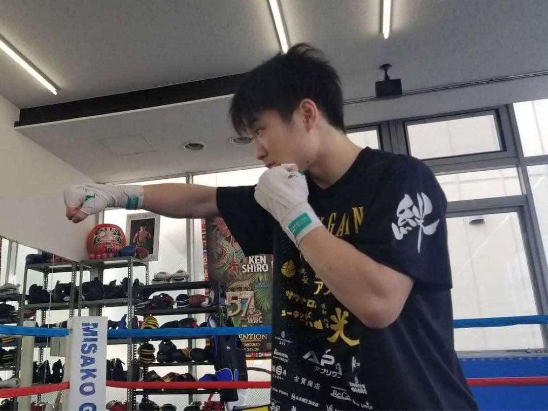 入手困難 寺地拳四朗着用 非売品スポンサー契約ロゴTEE