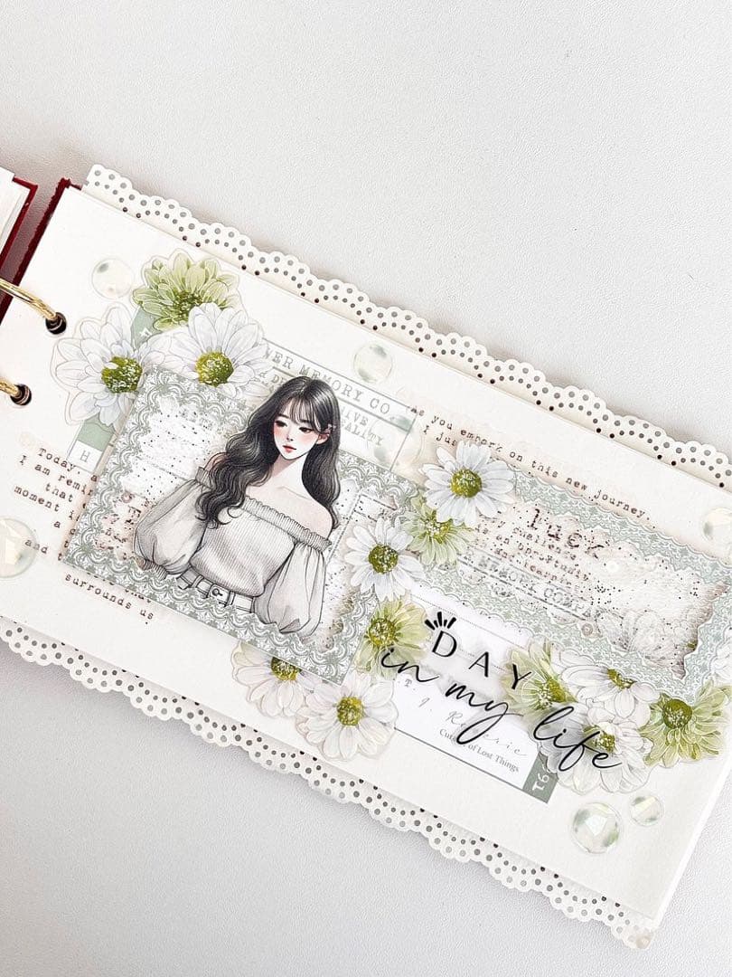 コラージュ素材　紙もの　素材紙　【2485】