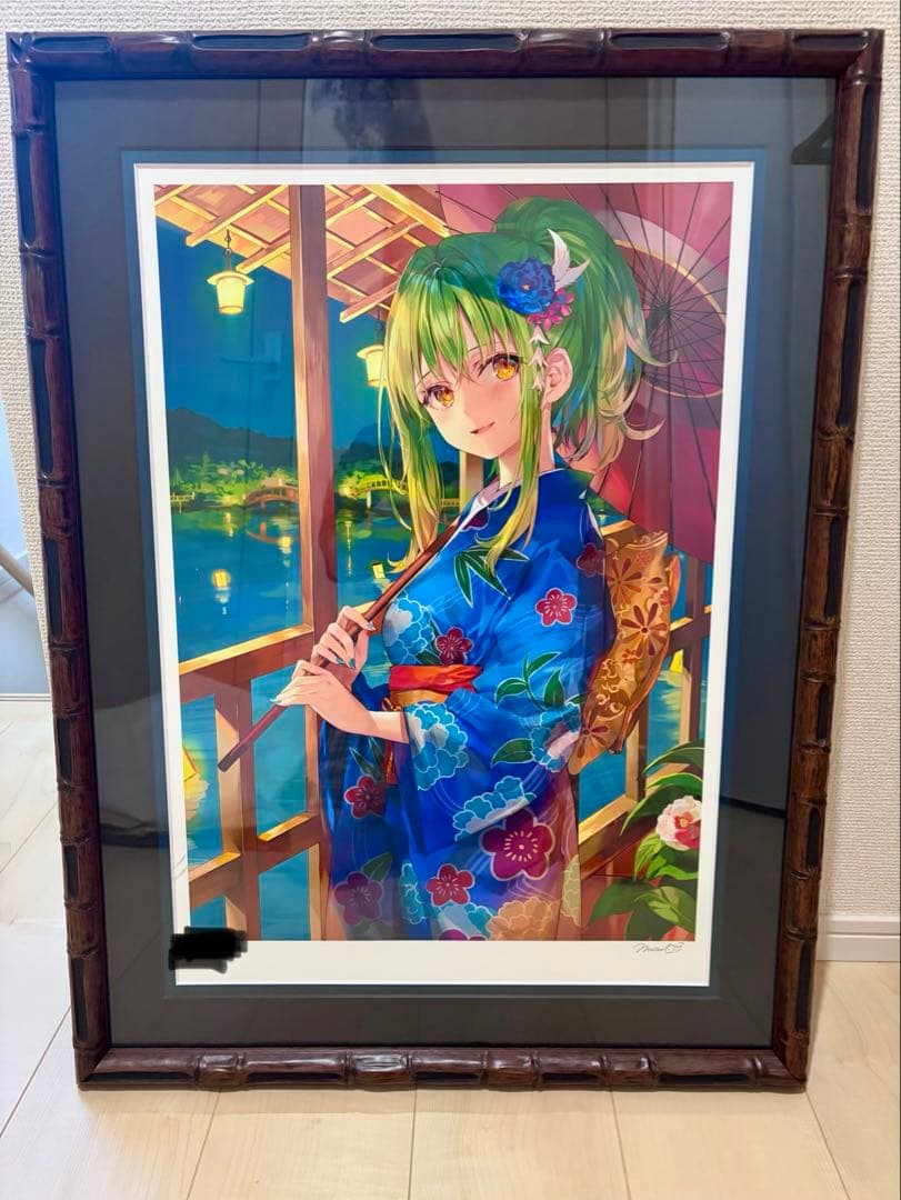 アールビバン　ももこ　版画　杪夏