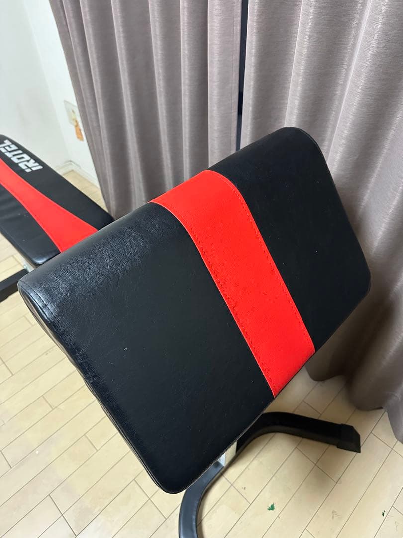 IROTEC（アイロテック）マルチポジションベンチ トレーニングベンチ 黒/赤