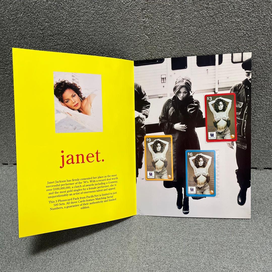 世界限定500セット　ジャネット90年代伝説フォトテレカ超豪華希少限定版