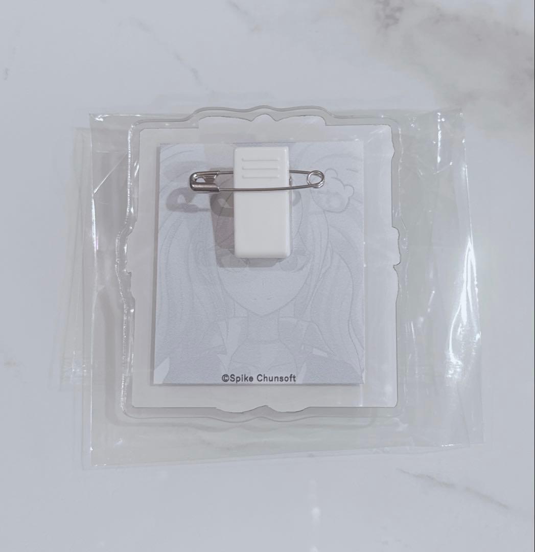 ダンガンロンパ 遺影 アクリルバッジ 江ノ島 盾子