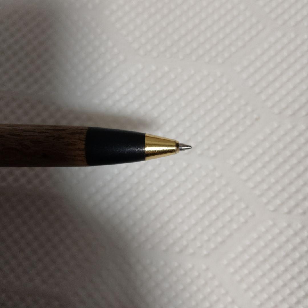 野原工芸　ボールペン　玉クリップ　樫