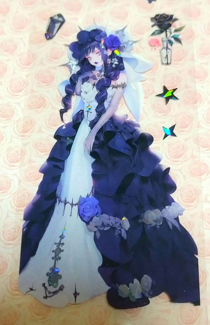 廃盤品✩J1063＃慕纱礼(贝壳光)目境幽冥切売り海外人物マステ女の子AIマステ