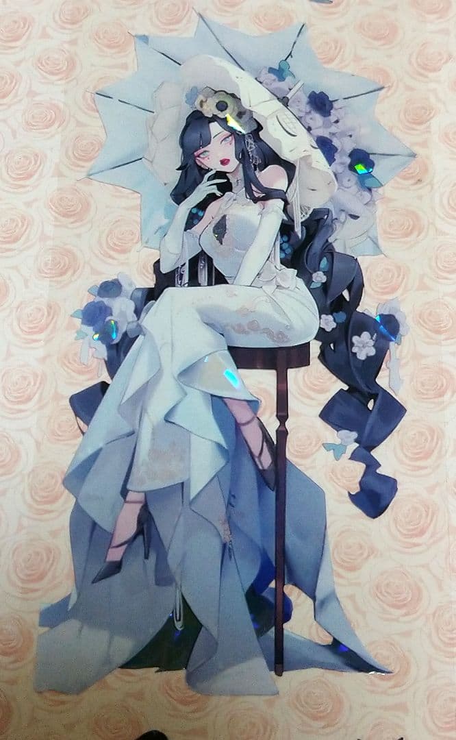 廃盤品✩J1063＃慕纱礼(贝壳光)目境幽冥切売り海外人物マステ女の子AIマステ