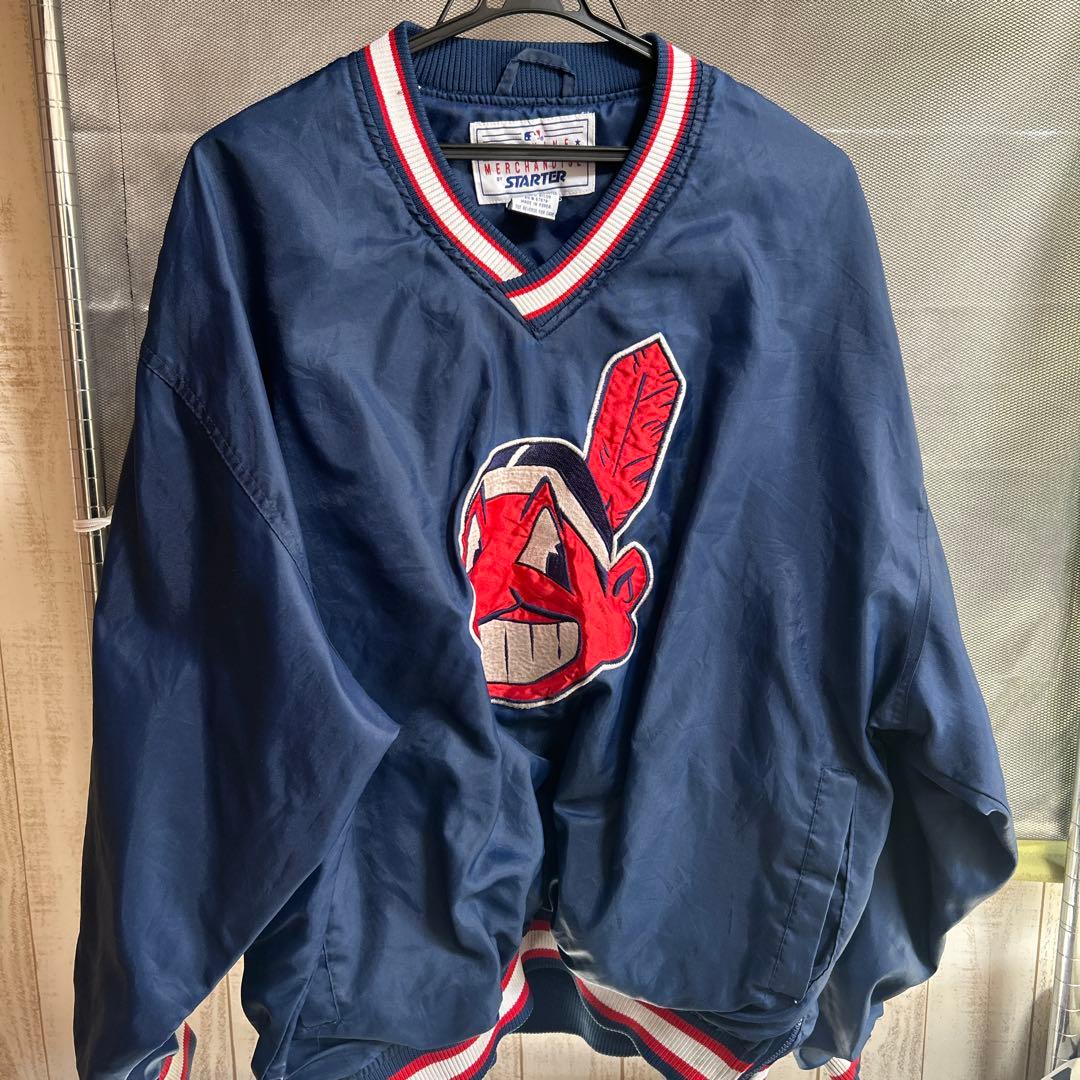 最終価格【しょーきち着用】 Starter インディアンロゴ プルオーバー 古着