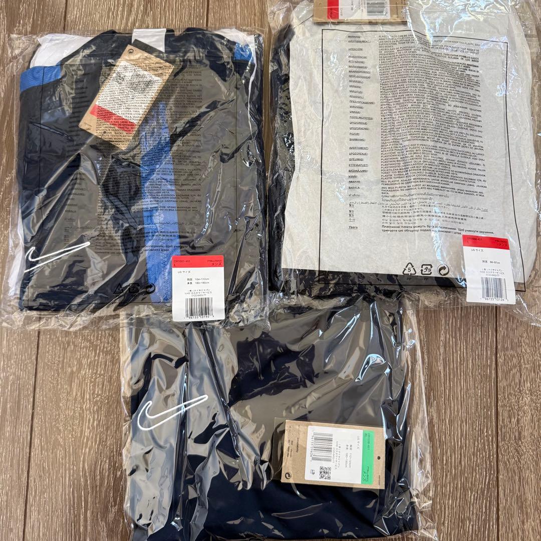 新品 Nike ナイキ サッカージャージ トレーニングウェア 上下 3点 XL
