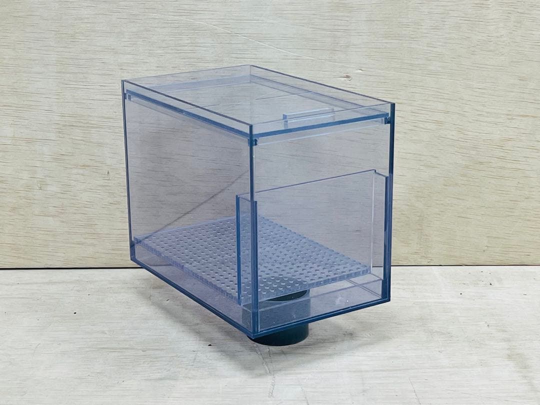Ｗ750×Ｄ300×Ｈ300 オーバーフロー水槽用塩ビ濾過槽+ウールBOX