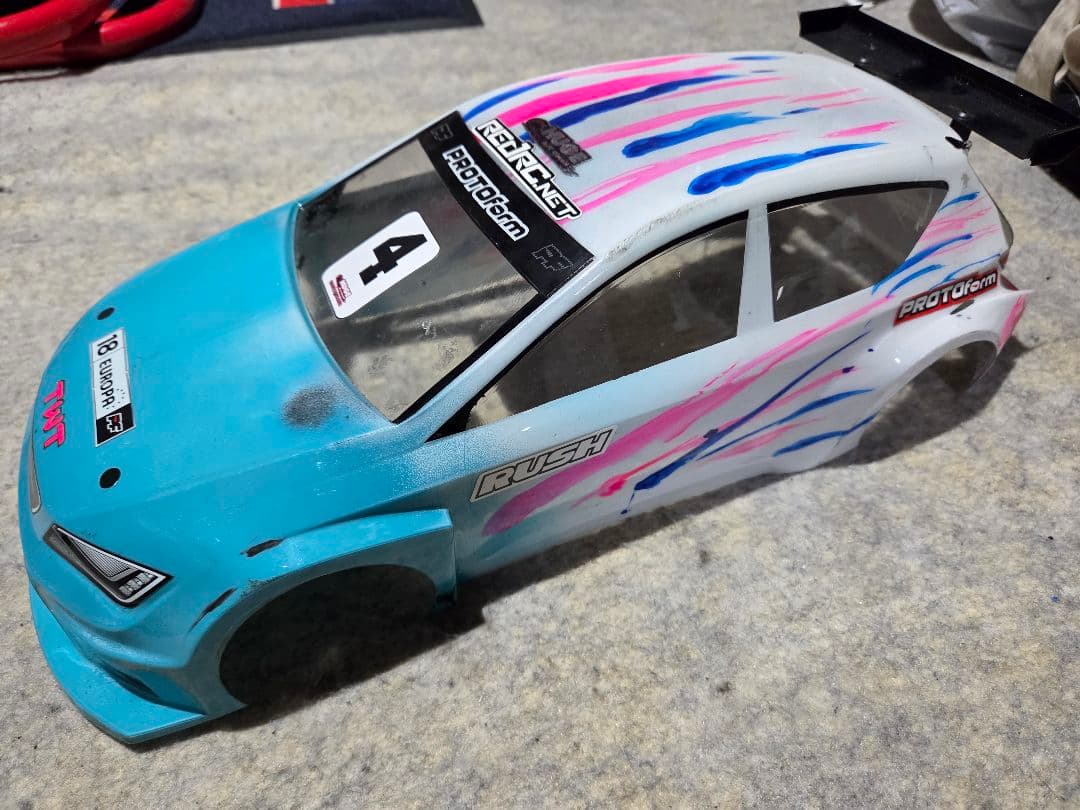 SPICE製 ヨコモBD7 2016 FWDシャーシ ヨコモBL-PRO4付き