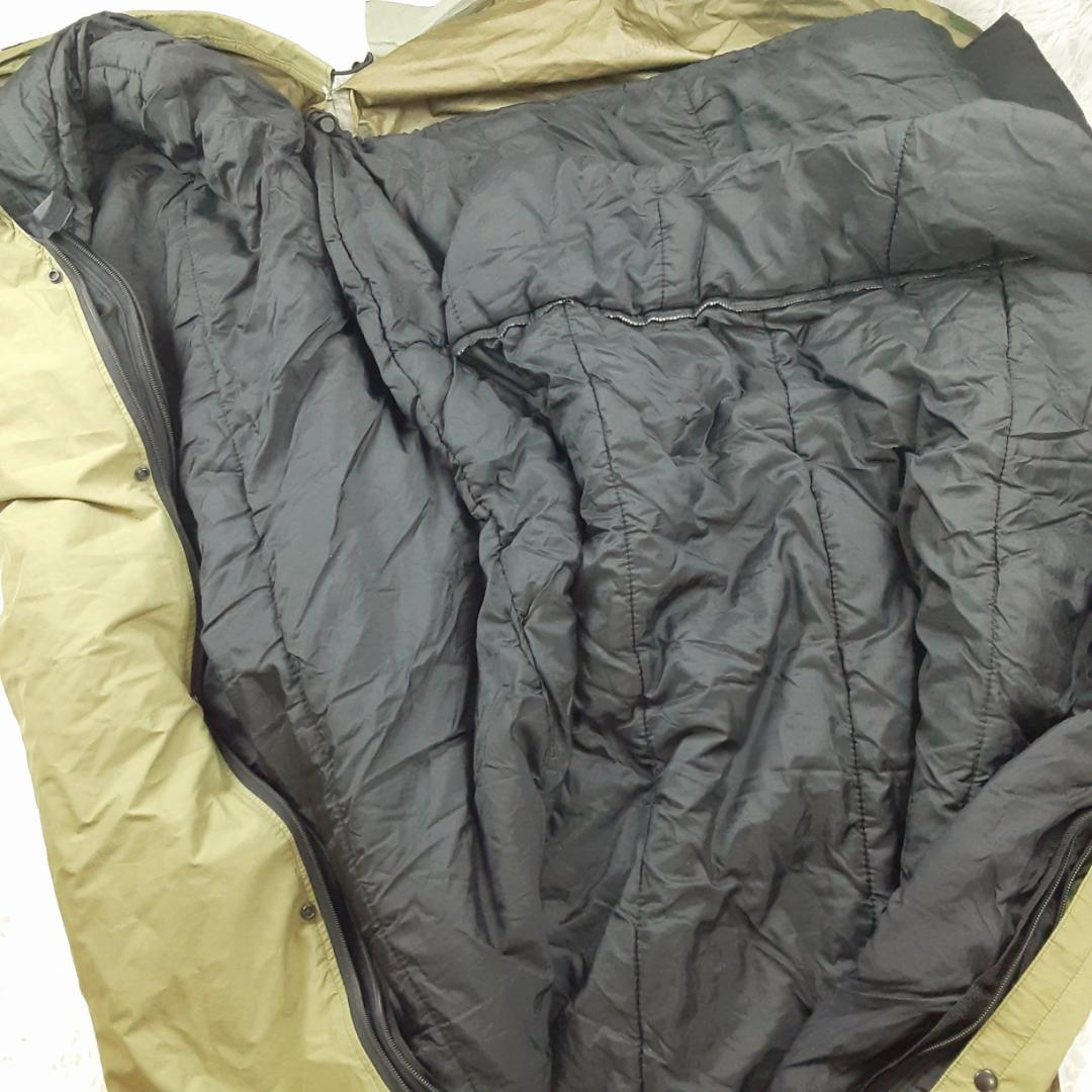 美品◎テナーインダストリーズ モジュラー寝袋 黒 カモフラ シュラフ 米陸軍