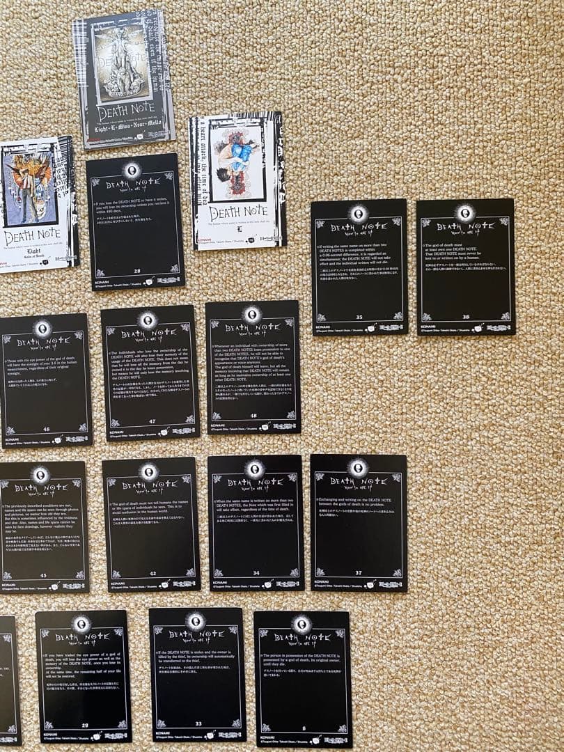 デスノート【レア】カード！スペシャルレア！キラ！夜神月！Ｌ！リューク！20枚！