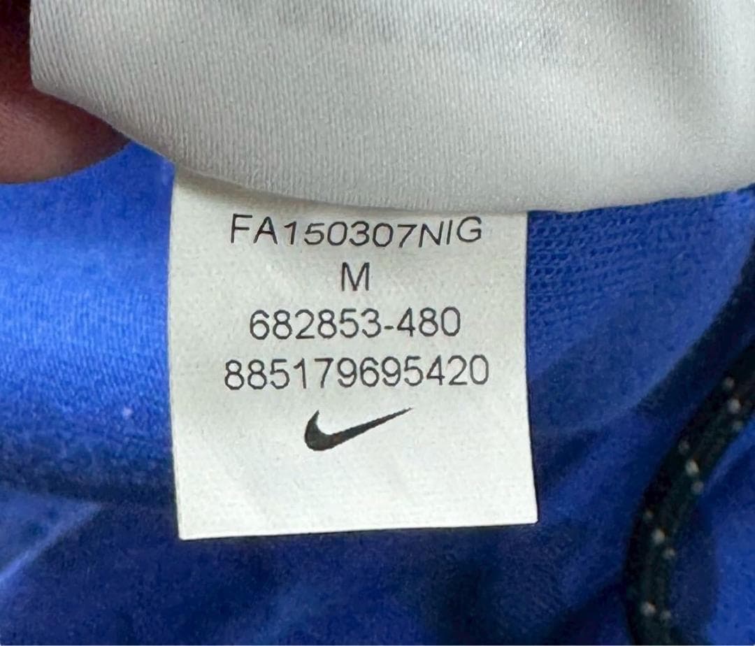 ナイキ テックフリース セットアップ パーカー S パンツ M 青迷彩