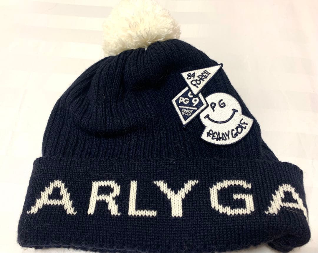 パーリーゲイツ　パーカー　スカート　ニット帽　レディース　新品　ネイビー