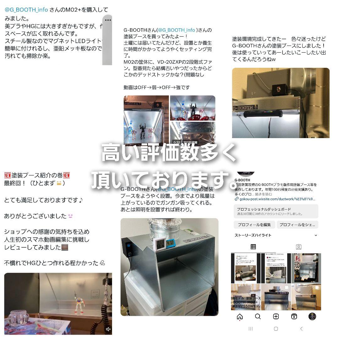 研磨塗装ブースG-BOOTH S400最大風量600m3/h 無段階コントロール