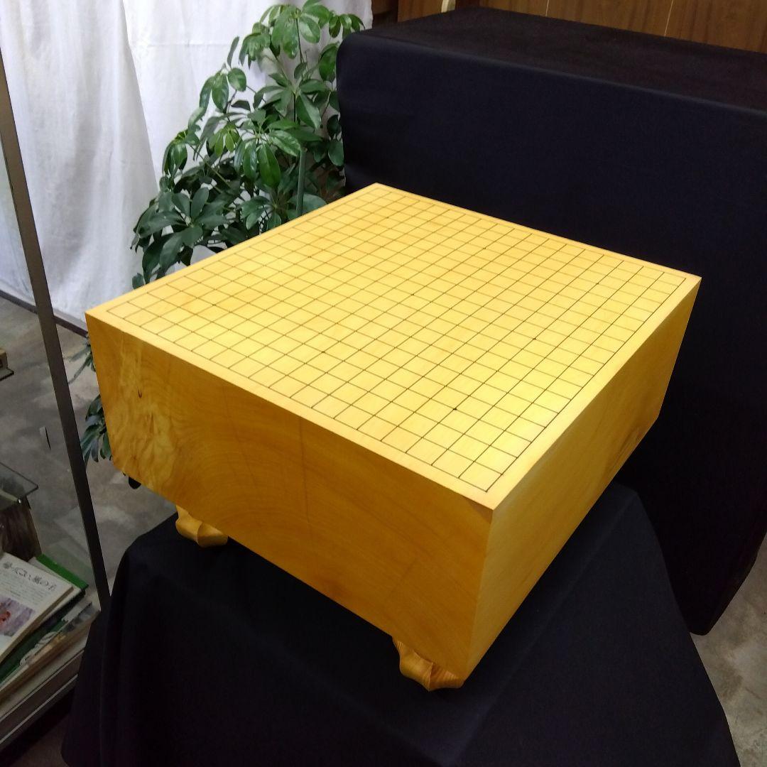 【国産　本榧　6寸碁盤　木表　未使用】