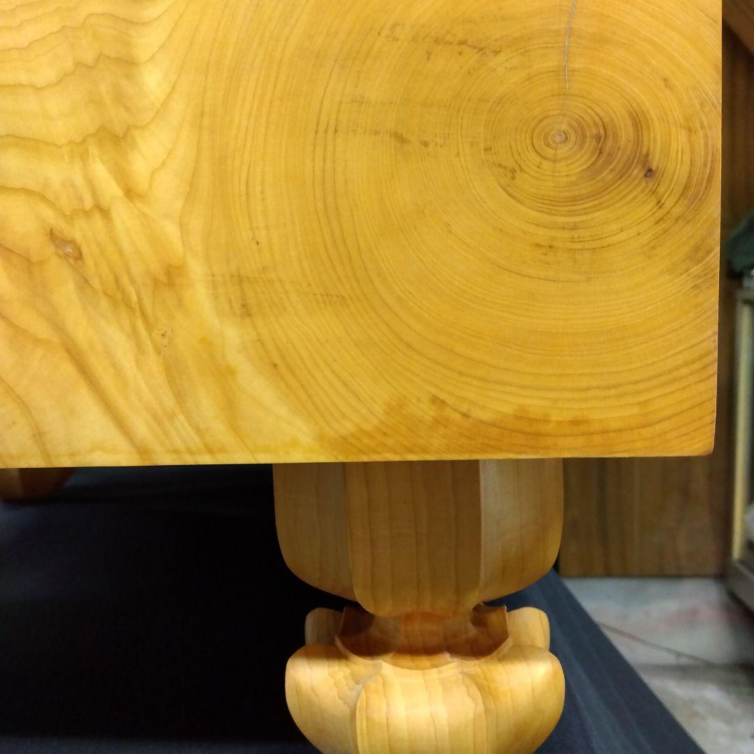 【国産　本榧　6寸碁盤　木表　未使用】