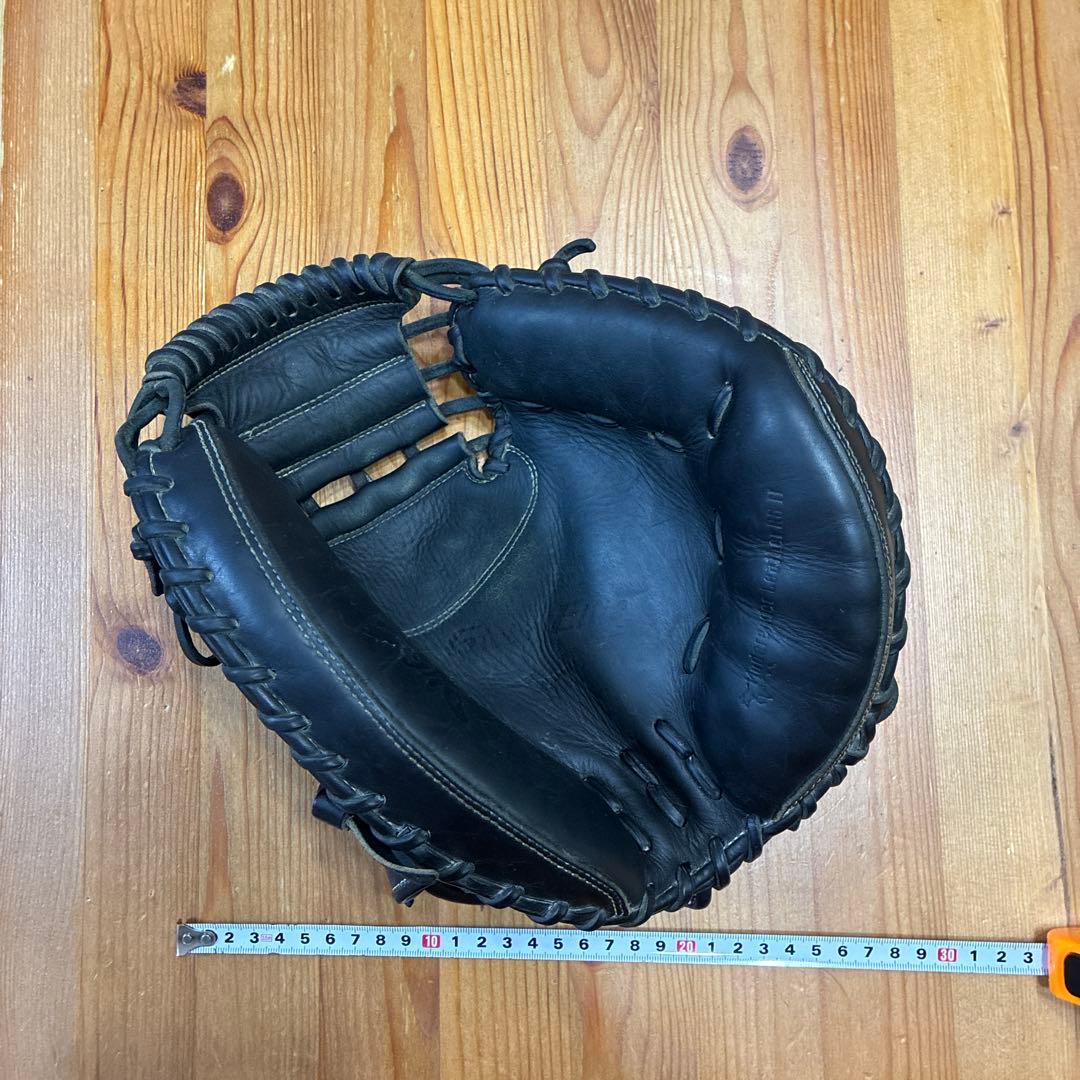右投げ　Mizuno キャッチャーミット 黒