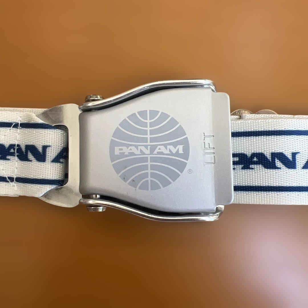 PAN AM ナイロンベルト 金属バックル　シートベルト