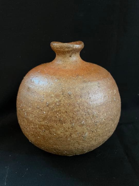 【新品・未使用】備前焼　丸徳利②