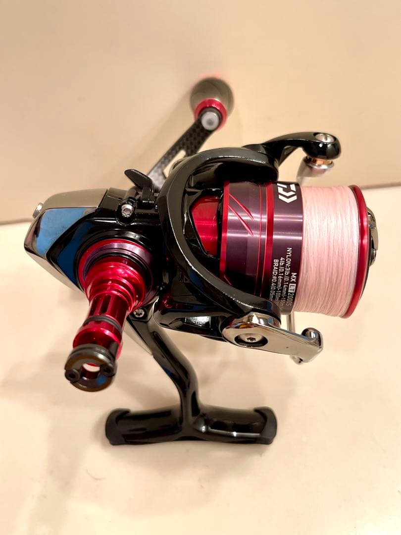 最終☆ カスタム Daiwa 18月下美人 MX LT 2000S ライン付