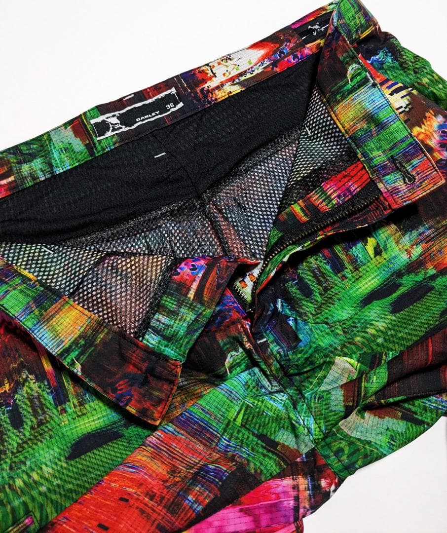 新品 オークリー スカル 上下セット 半袖ポロシャツ ゴルフショーツ 黒 メンズ