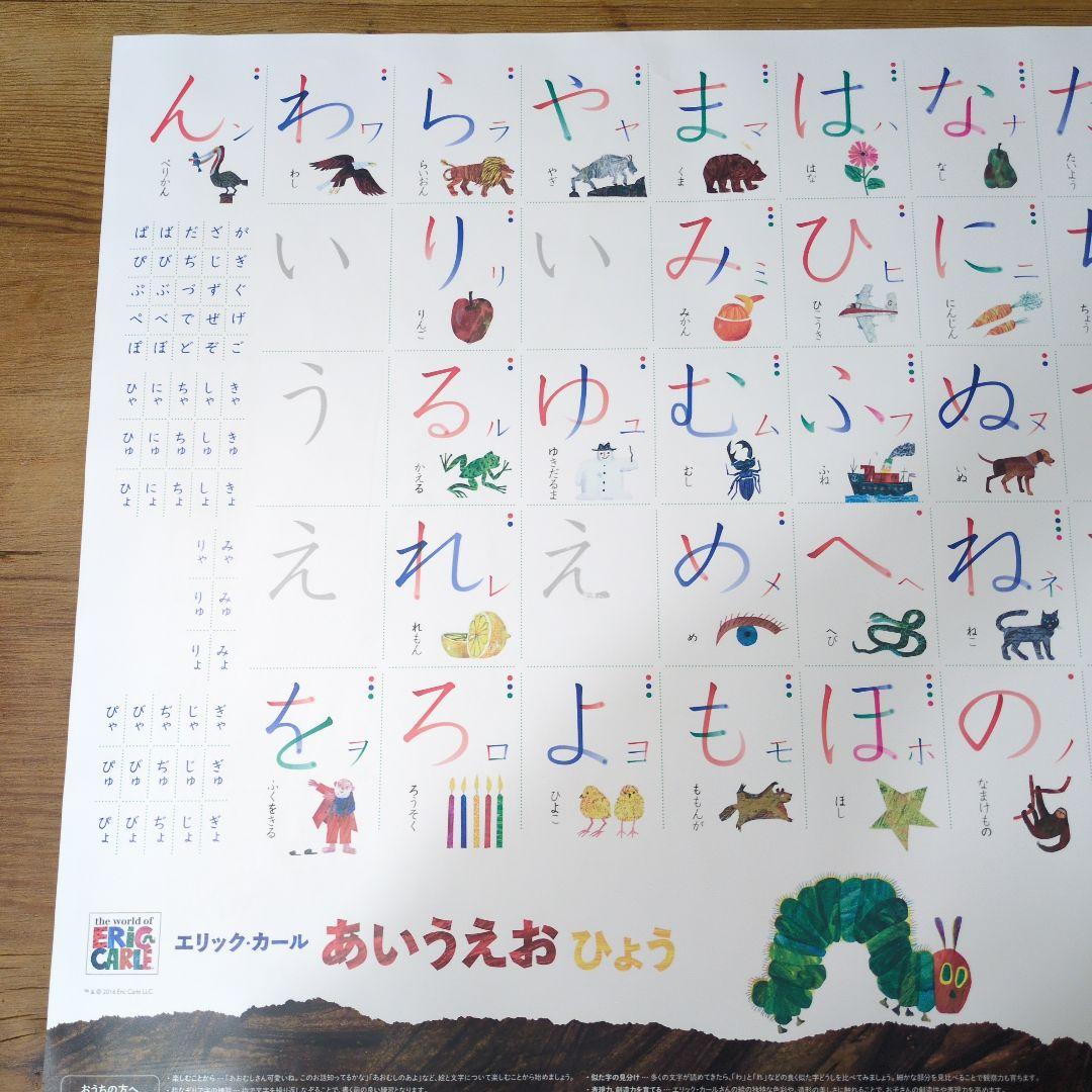 エリック・カール　あいうえおひょう　廃盤