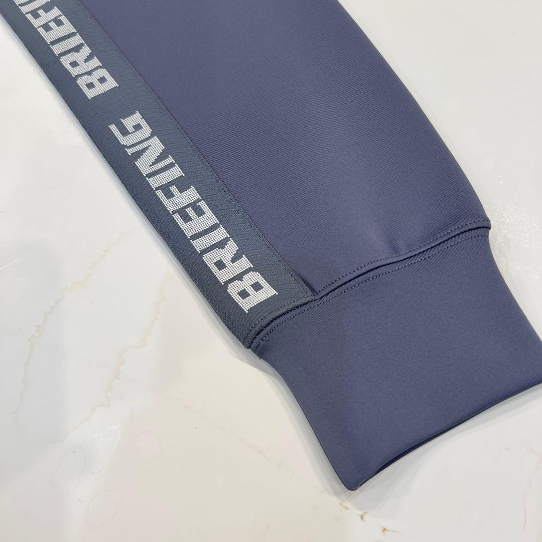 新品　BRIEFING SIDE LOGO LINE CREW NECK M