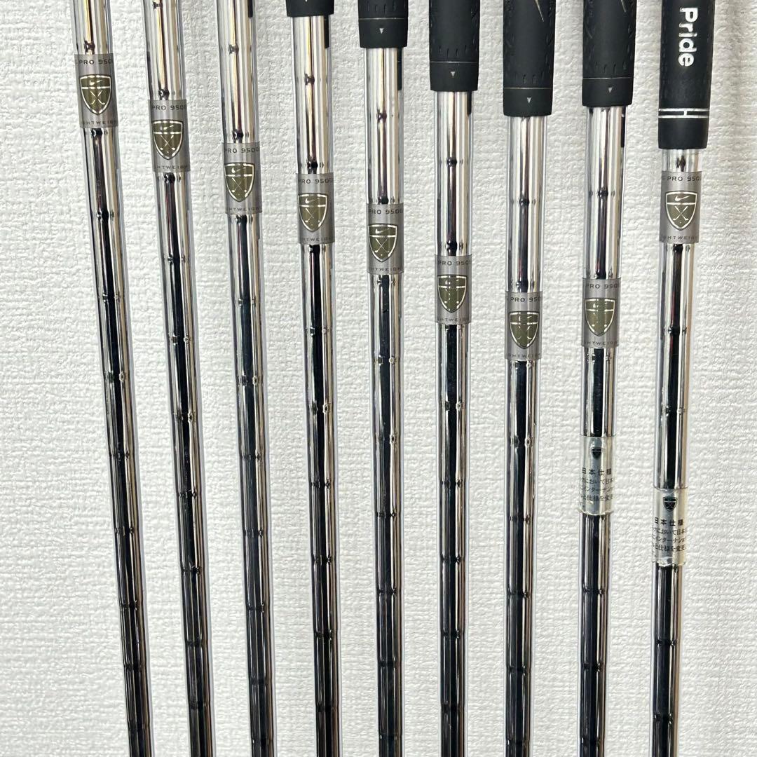 ナイキ プロコンボ Ti-FACE アイアン 9本 4-S スチールR 名器