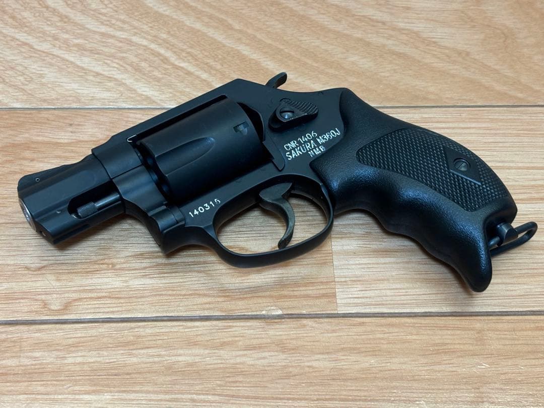 タナカ S&W M360J サクラ モデルガン SPG刻印有り ダミーカート無し