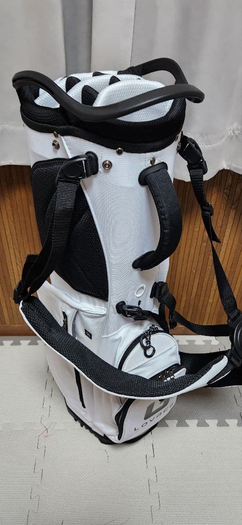 【新品未使用】14分割 LOVACE 白 キャディバッグ