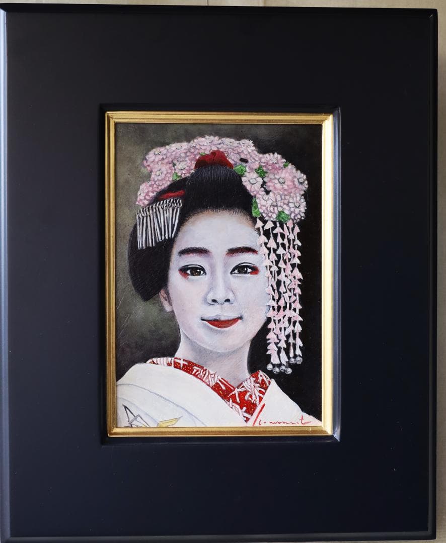 『彩光る』　油彩肉筆画