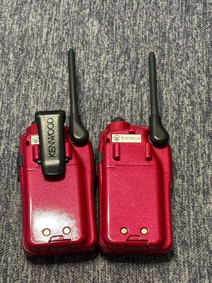 KENWOOD UBZ-LM20 トランシーバー 赤