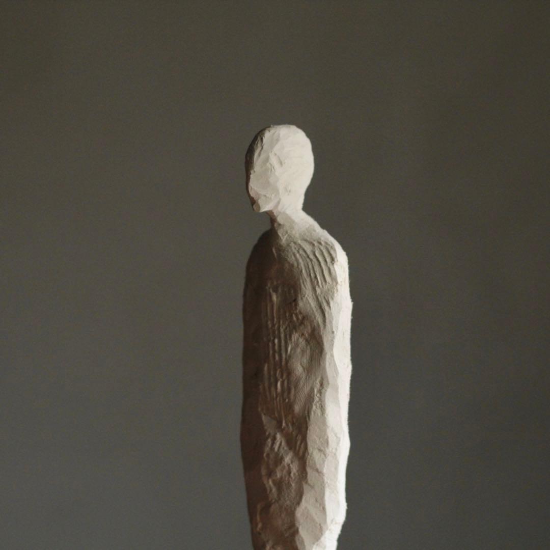 石塑粘土 立体作品 人物像 「故国」 F 現代美術 オブジェ sculpture