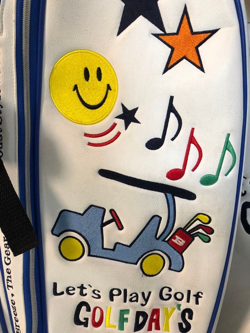 【送料込み】大人気　ブルーティーゴルフ　スマイル　キャディバッグ　ゴルフバッグ