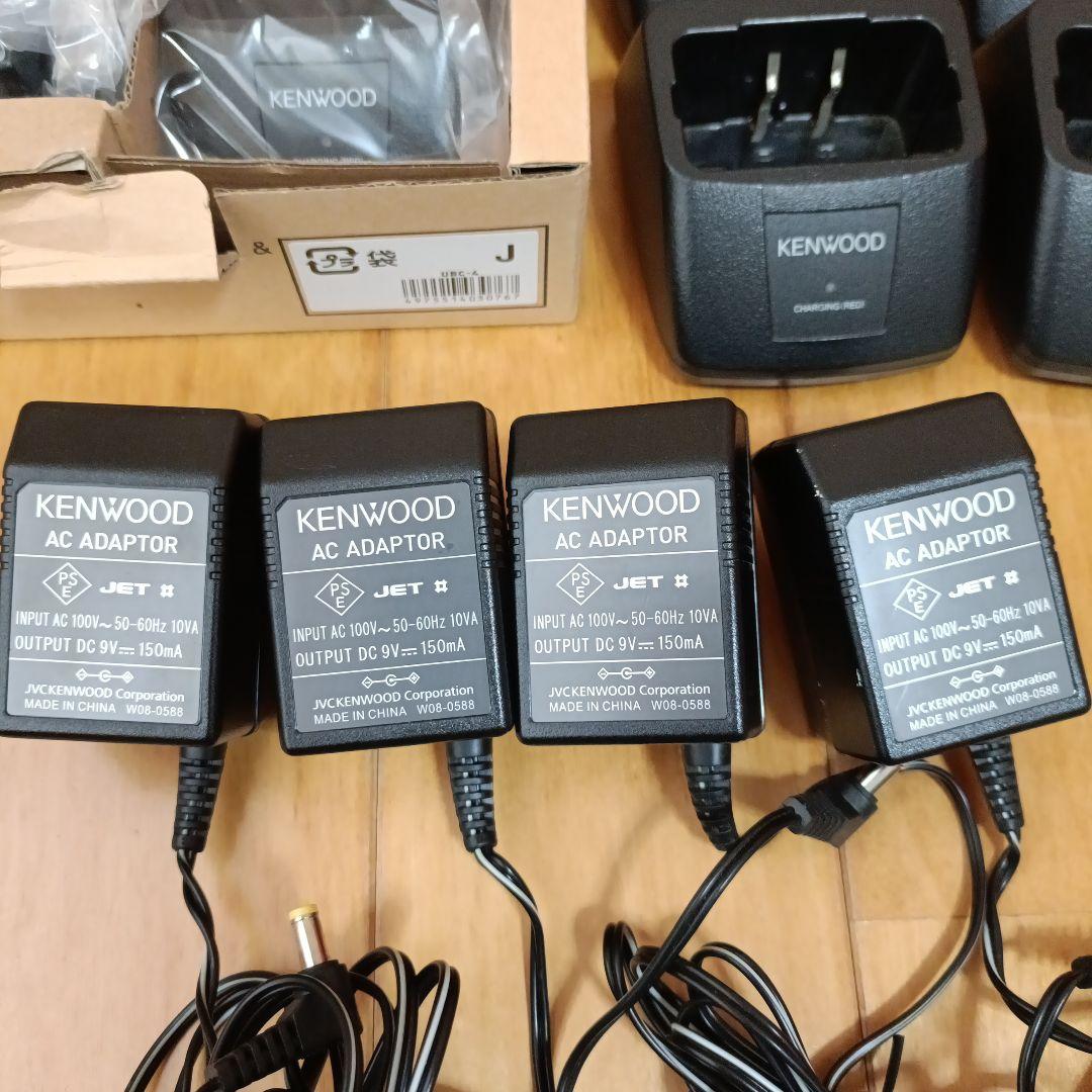 【5台】KENWOOD トランシーバー　充電器セット　インカム
