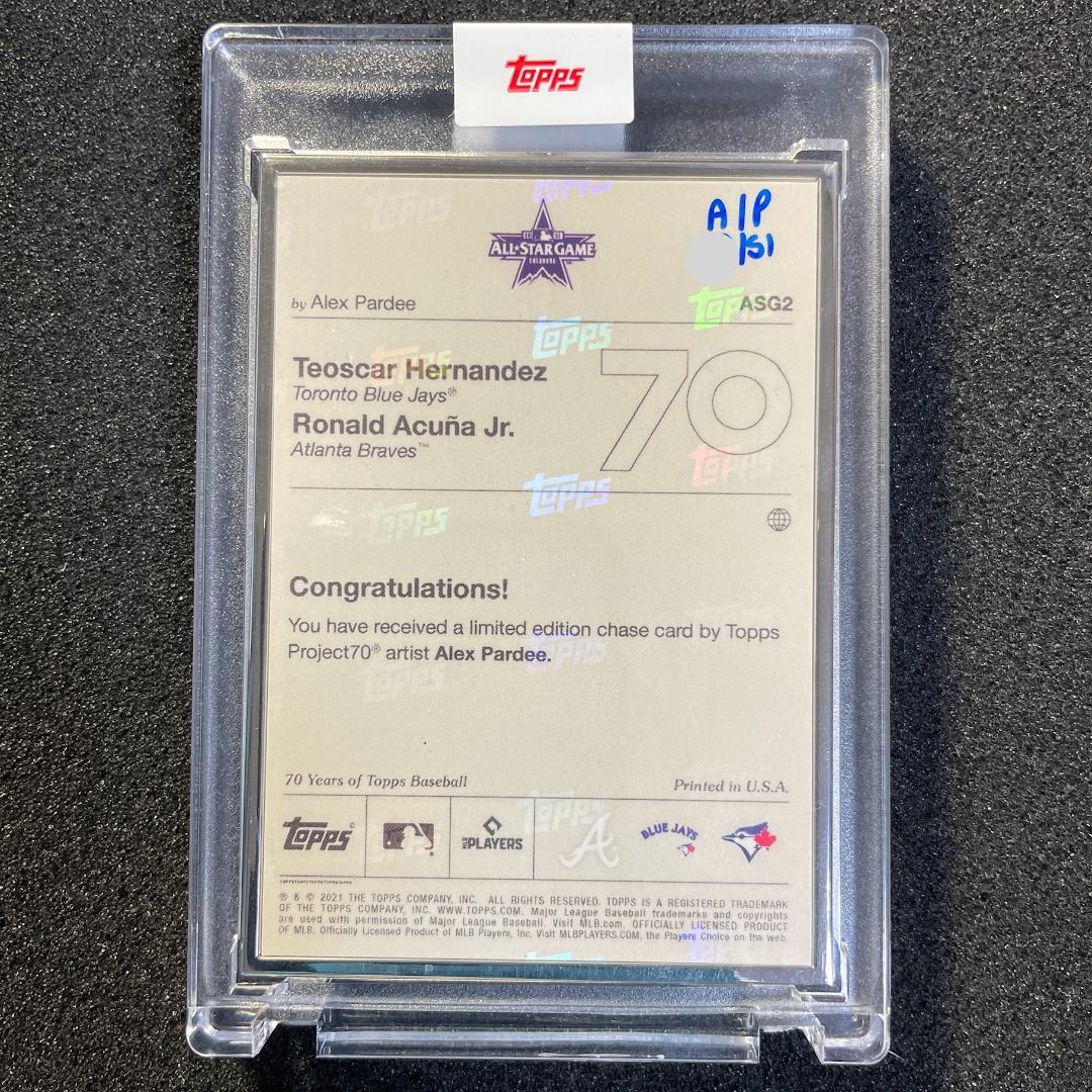 2021 Topps Project70 アクーニャ テオスカー・ヘルナンデス