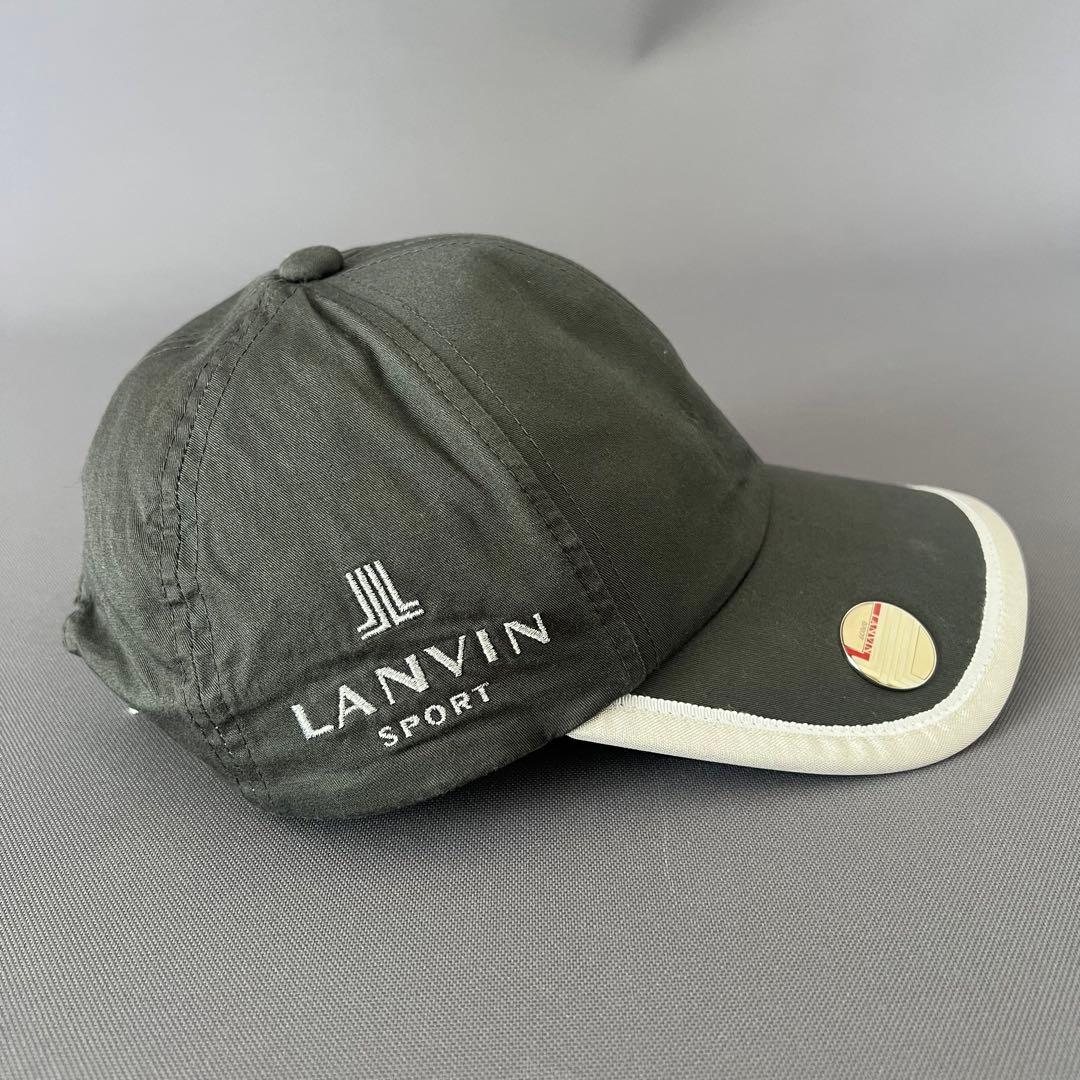 LANVIN SPORT ランバンスポール　キャップ　グレー　ゴルフ　帽子　ロゴ