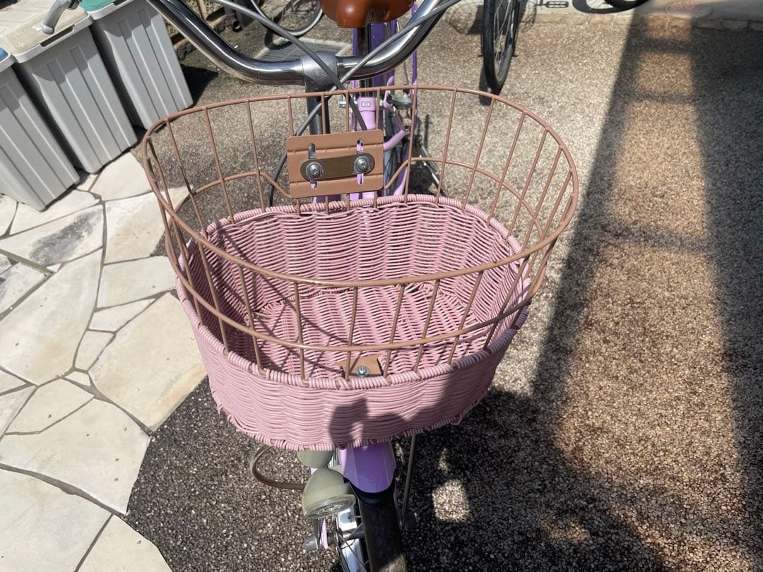 22インチ 女児自転車　ダイワサイクル　ラベンダー