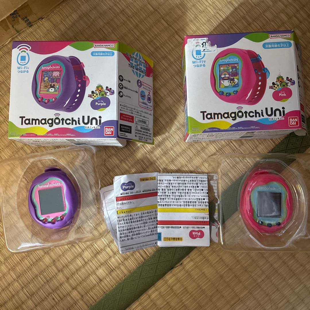【ジャンク品】BANDAI Tamagotchi Uni 2台セット