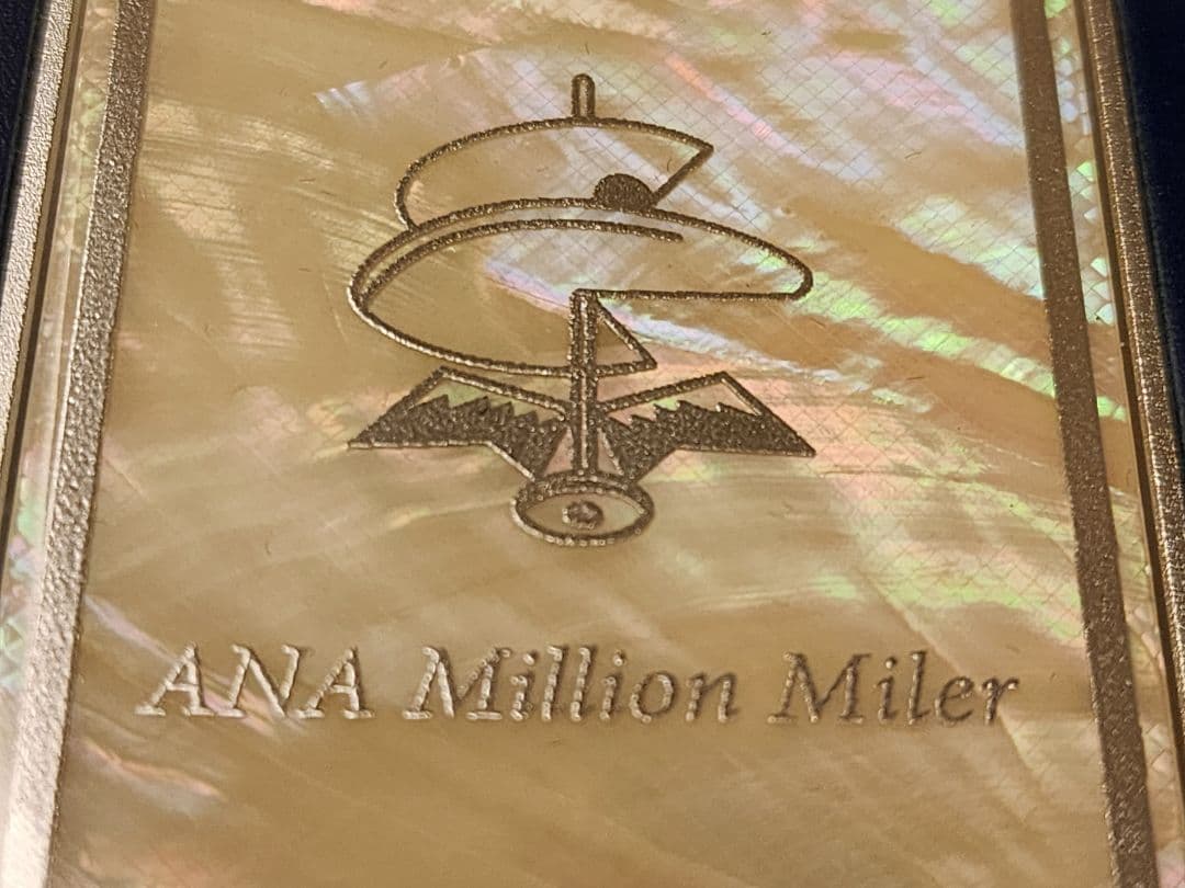 非売品 ANA100万マイル オリジナルネームタグ ライフタイム 未使用 完備品