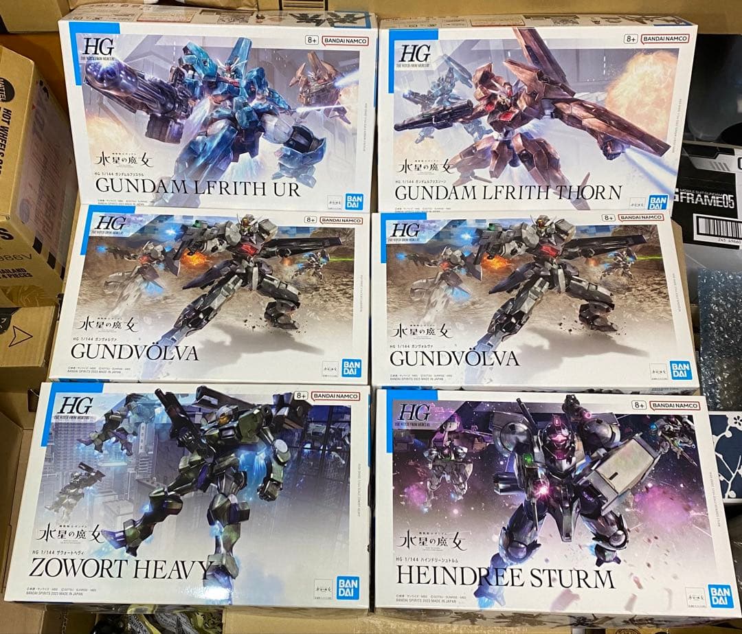 新品未組立　HG 1/144 機動戦士ガンダム　水星の魔女　 ６個セット
