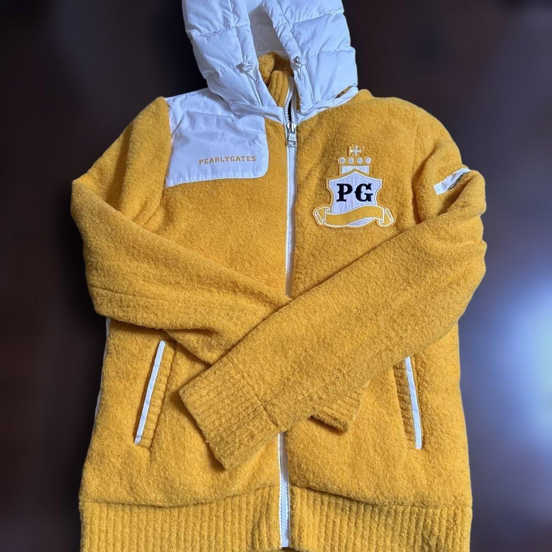 パーリーゲイツ　ダウン　ジャンバー　黄色　L