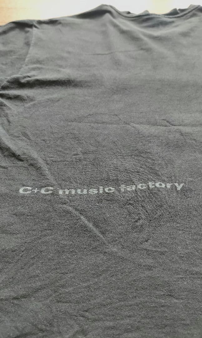 【レア】C+C music factory ロゴ Tシャツ USA製 C&C