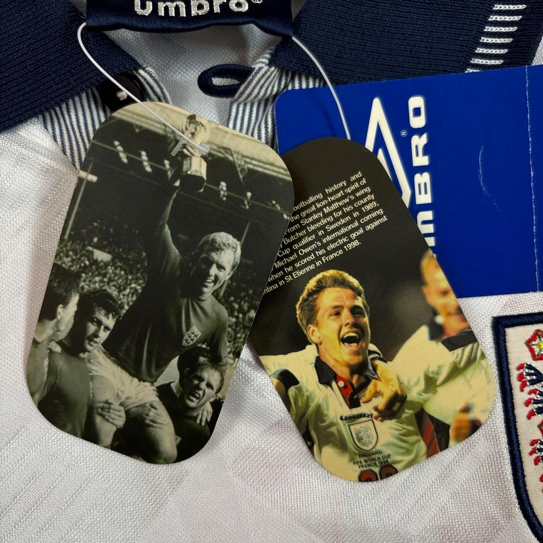 1990 イングランド代表 復刻版ユニフォーム Lサイズ