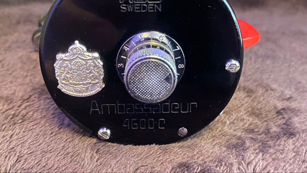 アブAbu Ambassadeur 4600C 赤ベロ #080009/26