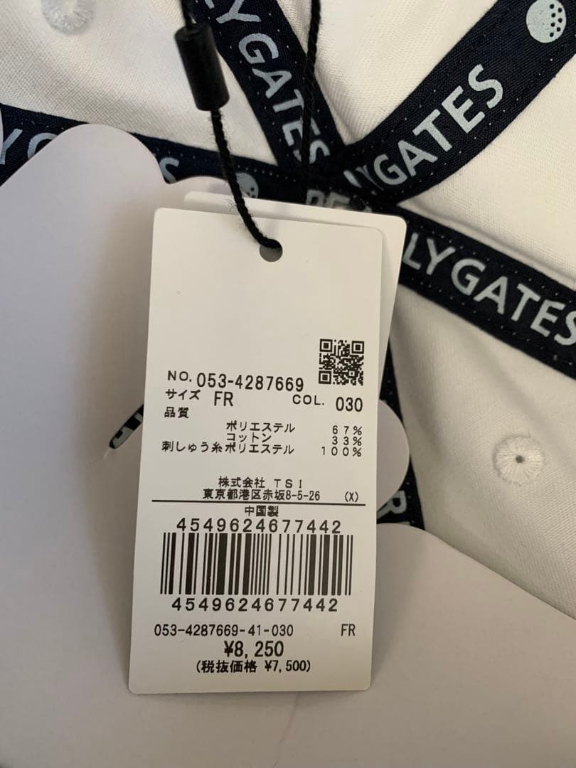 ⛳️ゴルフ　パーリーゲイツ キャップ　ホワイト　完売品