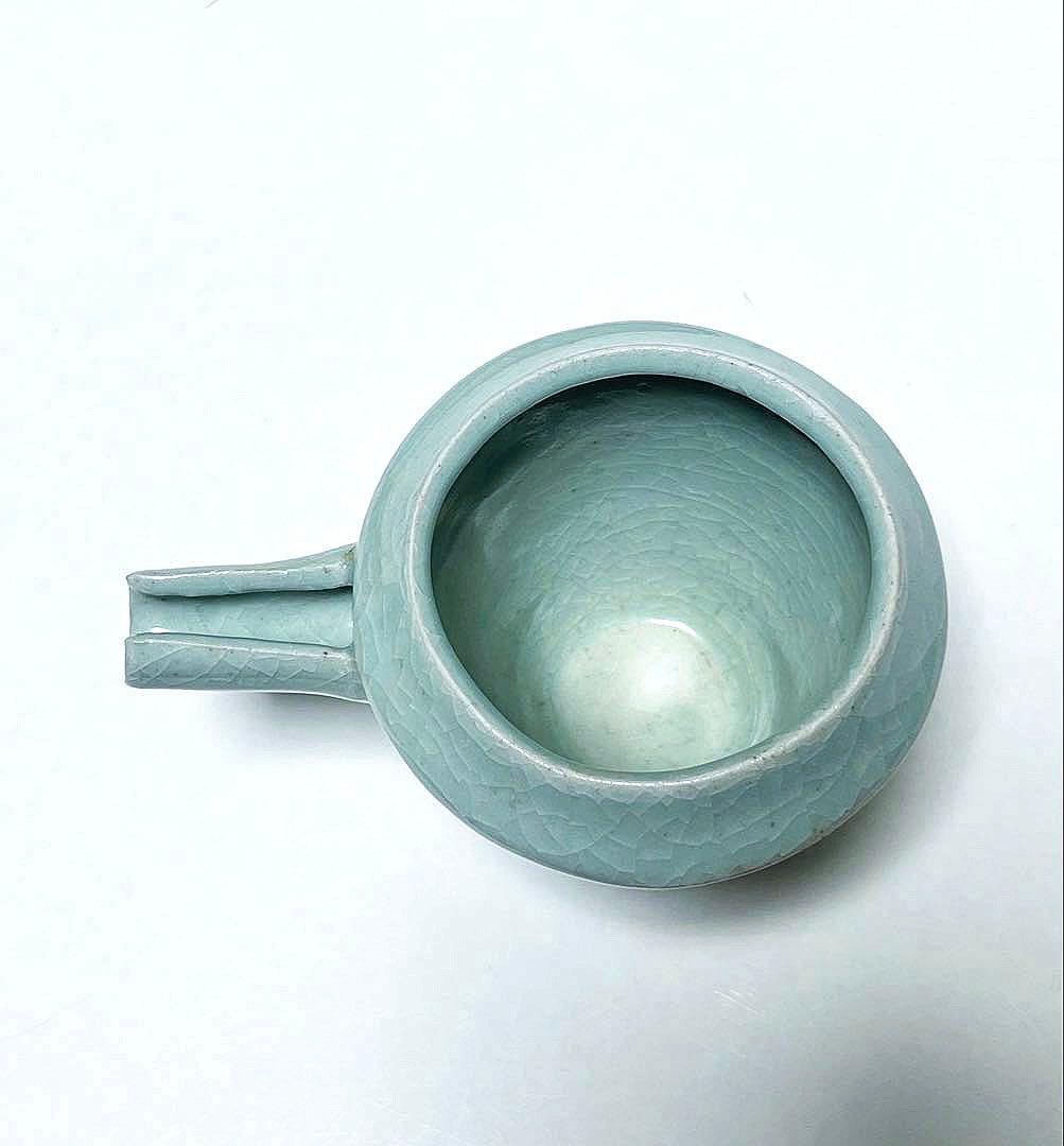 新品未使用　青磁　片口