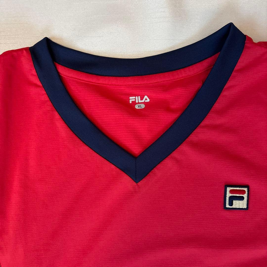 FILA スポーツドレス XL 赤