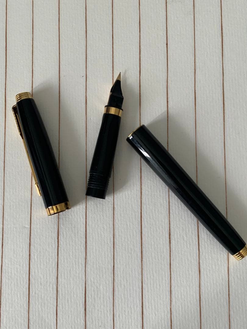 パーカー75 ブラック 14Kペン先 万年筆 ケース付き