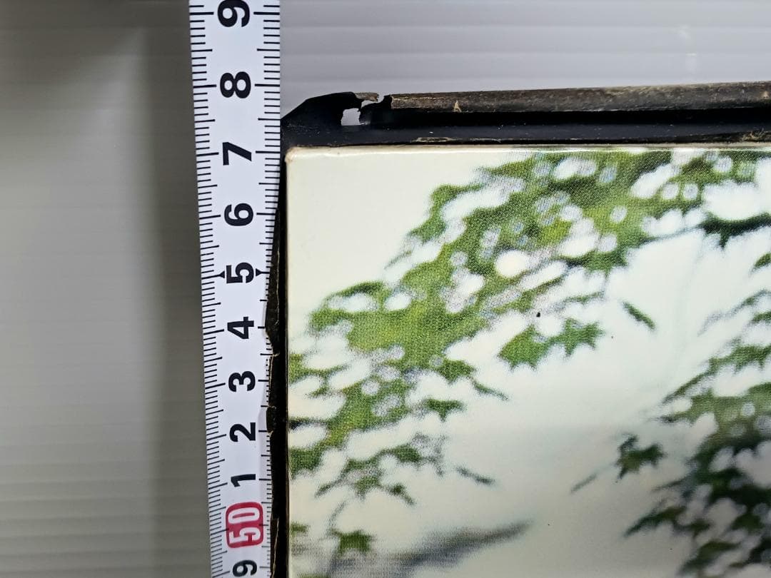 昭和レトロ！当時物『キャンディーズ』木製 ポスターパネル 57×49×2.5cm